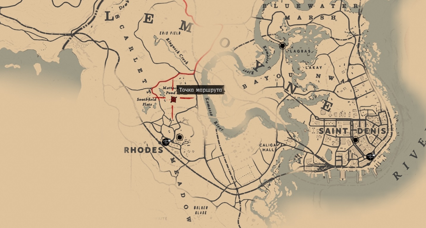 Карта легендарные животные в rdr 2